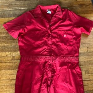 Cherry red Dickies coveralls jumpsuit